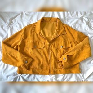 Corduroy Mustard Yellow Jacket